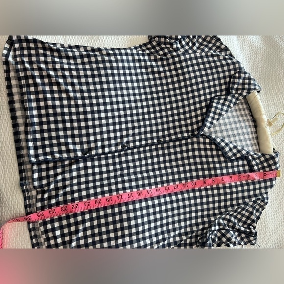 Draper James Pajama Top in Gingham - Picture 10 of 16